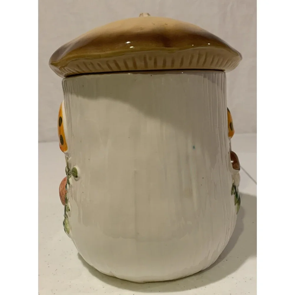 Merry Mushroom Canister w/Lid Sears Roebuck 1976 Japan